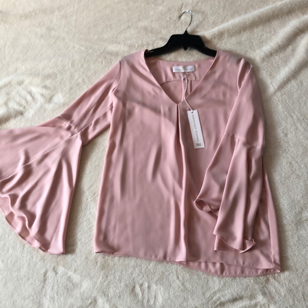 Amanda Uprichard v neck blouse